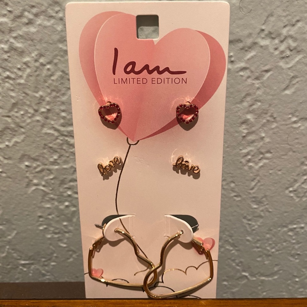 3 pack earring set